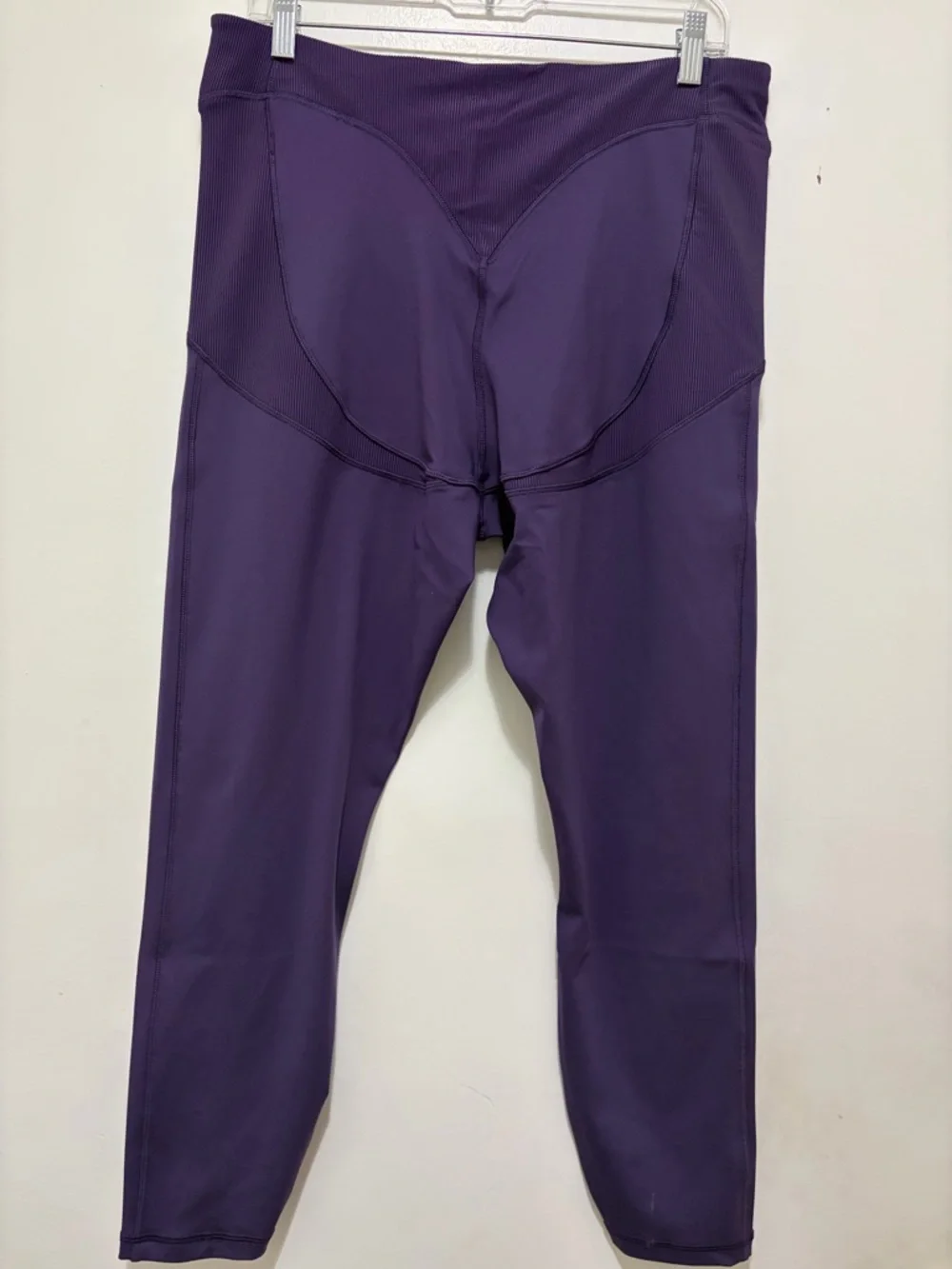 Savage X Fenty Curve Alert High-Waist Rib Leggings in Purple 3X NWT